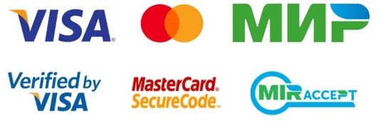 платежные системы VISA  MasterCARD МИР